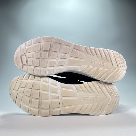 Adidas Cloudfoam Pure Black White Running Shoes Women's Size 12 Men's 10.5 - Picture 7 of 9